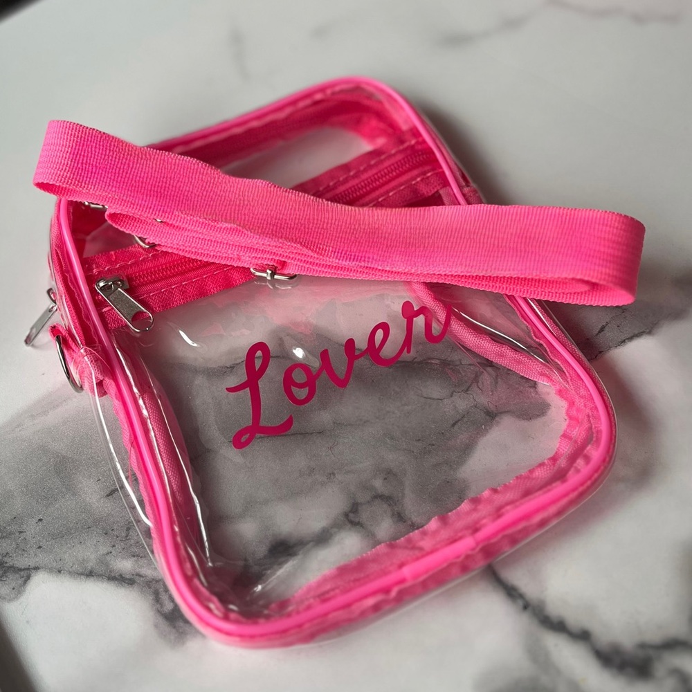 Clear crossbody stadium approved bag, Lover Era
